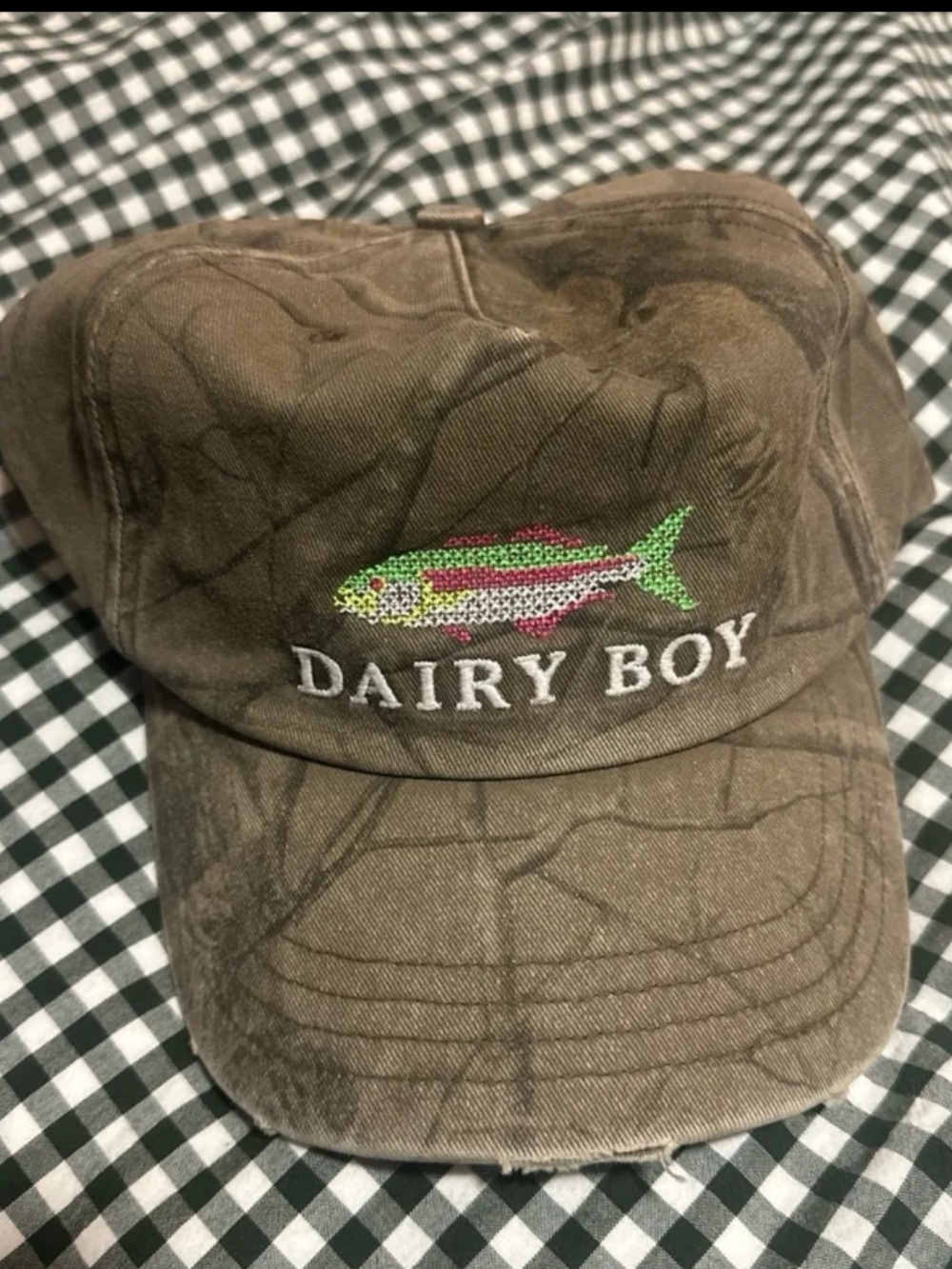 Dairy Boy Neon Fisher Trucker Hat